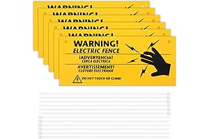 Caution Electric Fence Signs