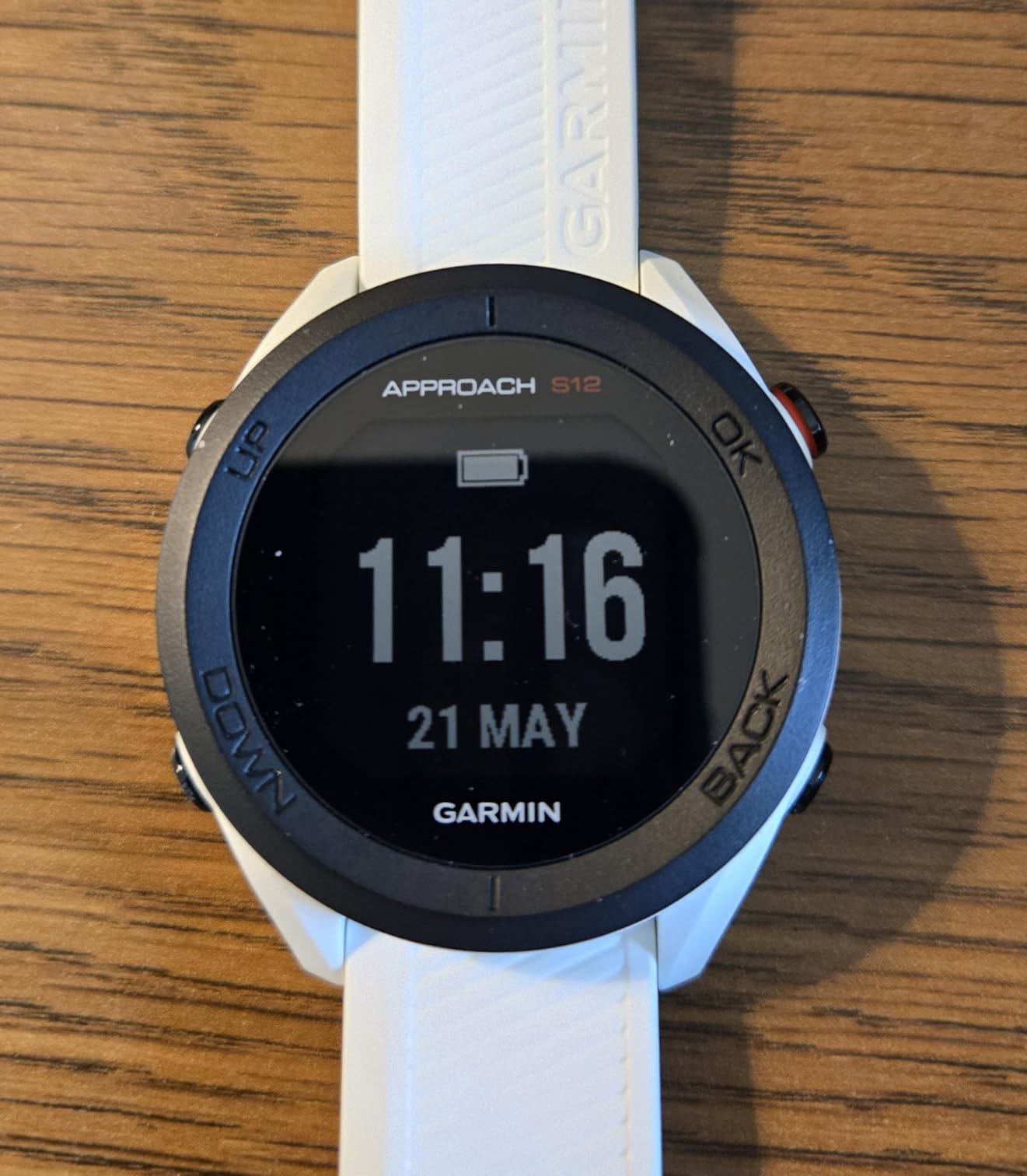 Garmin Approach S12 simple button interface