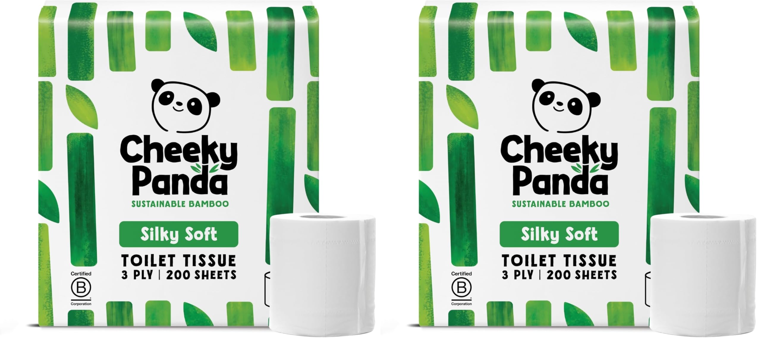 The Cheeky Panda Bamboo Toilet Paper – 9 Rolls of Toilet Paper | Plastic Free Packaging and Sustainable Toilet Tissue | 100% Compostable — view 12