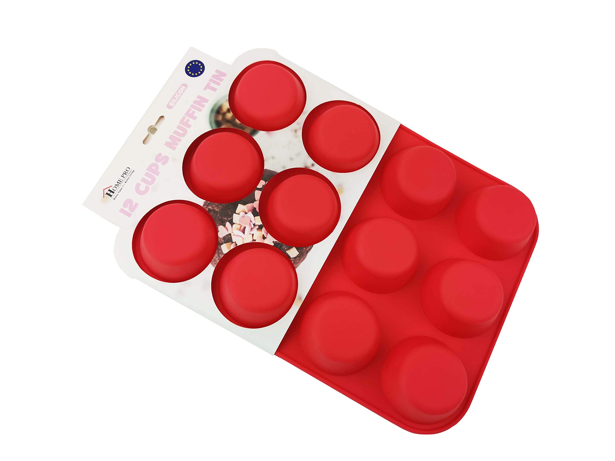 HOMEPRO Better Value for Better LivingHome Pro Silicon Cake Mold, 29.5 Cm Size, Red