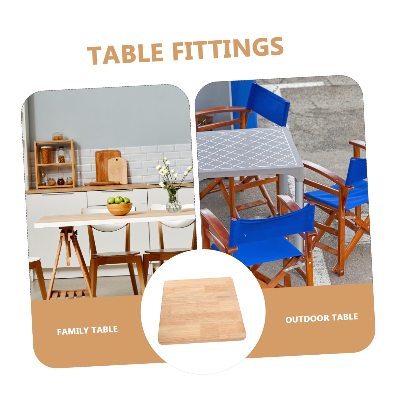 Holz Tischplatte als Ersatz für Restaurant und Heimtische