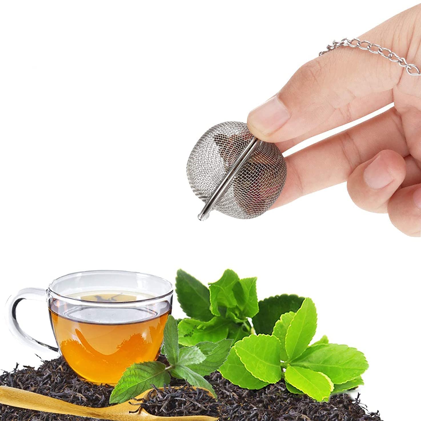 Stainless Steel Tea Infuser Ball - Reusable Tea Strainer -2