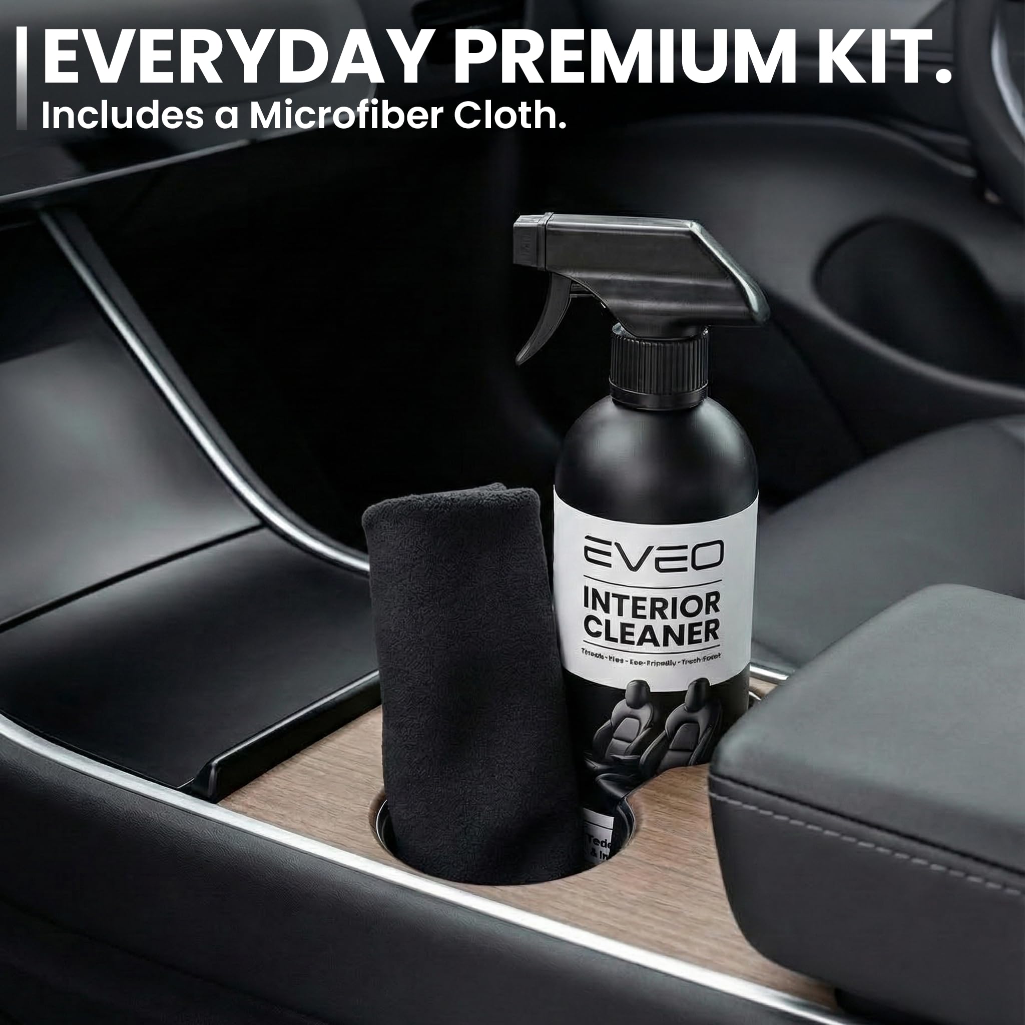 Amazon.com: EVEO TESLA Interior Cleaner Kit - (16oz) Tesla Model Y