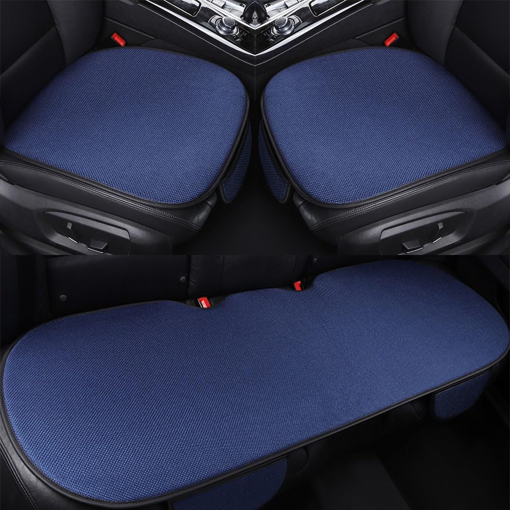 Coussin Siège Voiture pour Subaru Forester 2013-2018, 5 Sièges Confort Antidérapant Protecteur Siège Voiture Avant arrière, Voiture Siège Accessoires,D Blue