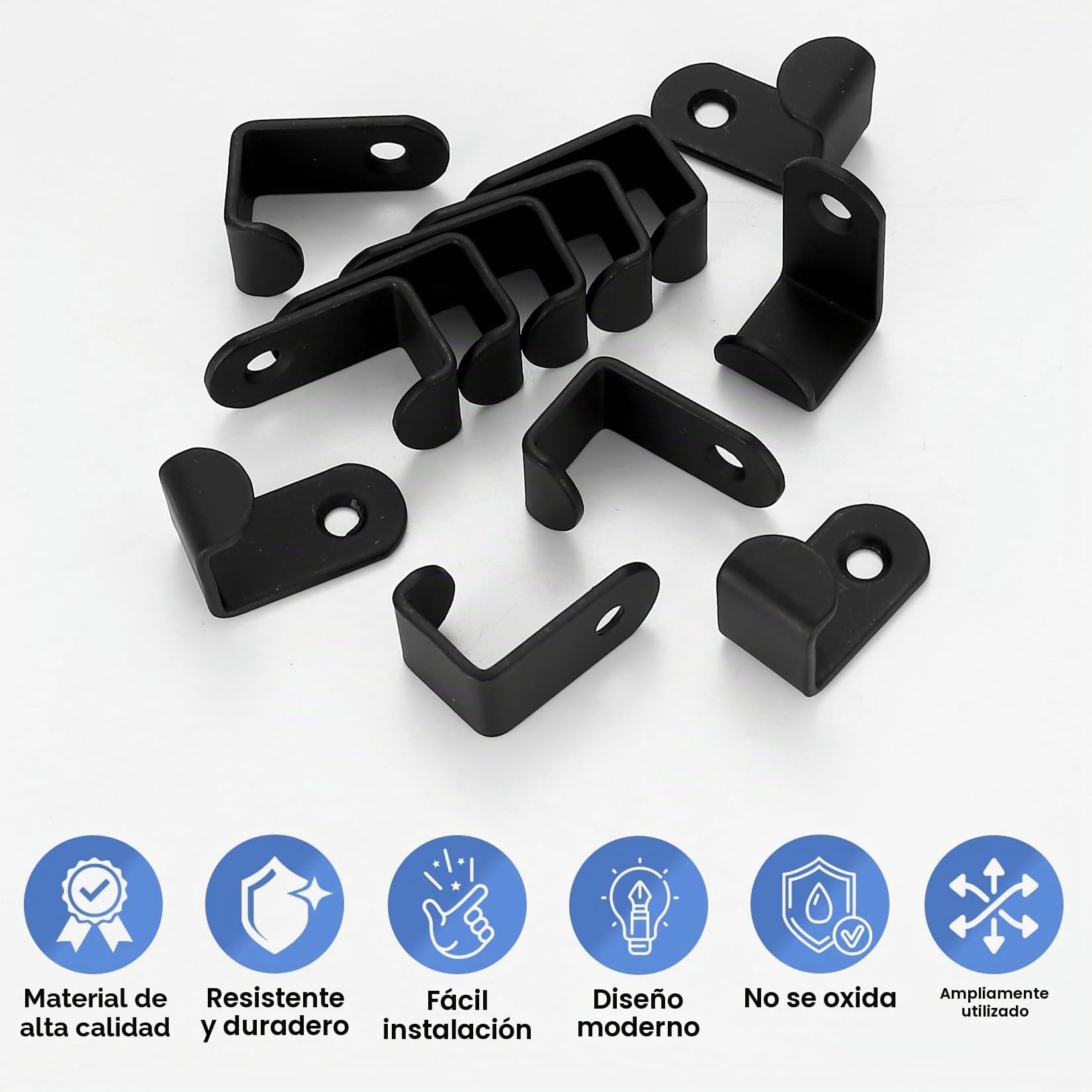 13 Pcs Ganchos Percheros Pared Negros, Colgadores Pared de L, Ganchos Pared, Percha Pared, Perchas Pared Ganchos para Colgar Ropa Sombrero Toallas Llaves Bolsos Hogar Baño Cocina