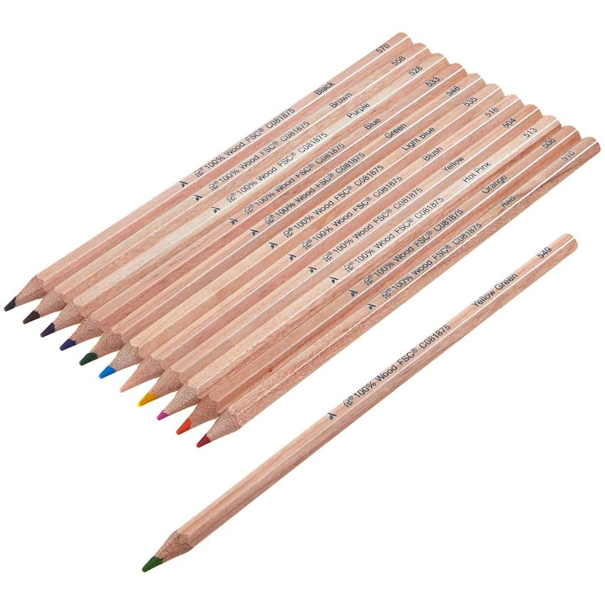 Immagine del prodotto Amazon Aware Certificazione FSC Matite colorate, pre-temperate, Confezione da 12
