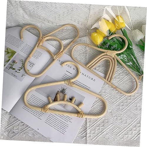 Miniatura 2 de UPKOCH Percha para niños, perchas para colgar ropa de bebé, perchas para niños, perchas para ropa para armario, perchas de ratán para niños,