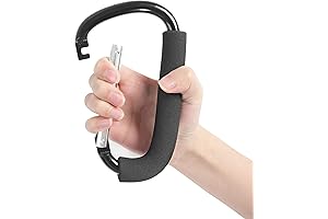 Jumbo Carabiner Stroller Hook for Easy Bag and Shopping Hanging