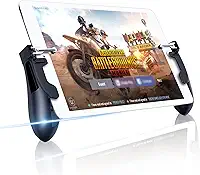 Controlador de jogos para iPad/tablets, disparador sensível de mira de tiro, gatilho de gamepad para PUBG/Knives Out, cabo de mão com fecho ajustável para tablet e smartphones, presente para jogadores