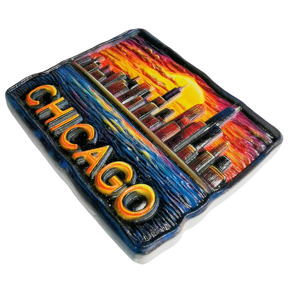Chicago lodówka magnes podróżny pamiątka lodówka dekoracja 3D naklejka magnetyczna rzemiosło
