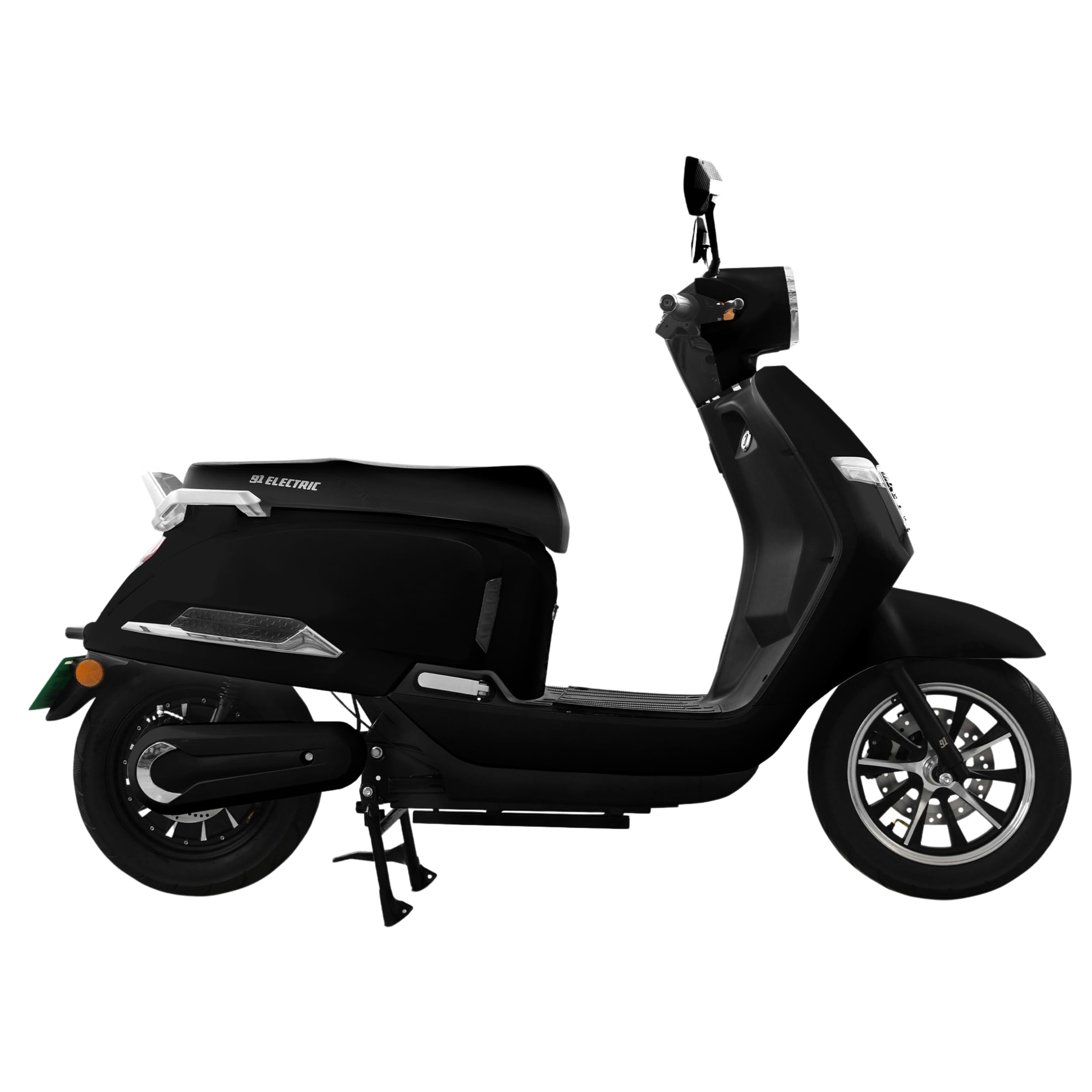91Electric VX2 Low-Speed Electric Scooter with 72V 32.9Ah Lead Acid Battery & Charger | Powerful BLDC Motor | 60-70km Range, LED Display & Tubeless Tires | Non RTO, No License, Remote Key | Black-image-48