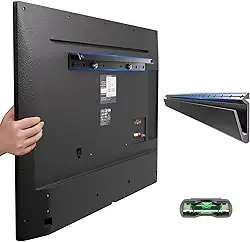 Fulifix Suporte de TV de perfil baixo sem pregos, suporte de parede de drywall para TVs de 22 a 55 polegadas até 45 kg, VESA máximo 400 x 400 mm, fácil instalação, sem furadeiras, sem parafusos