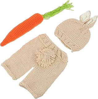 SECFOU 1 Conjunto De Roupas Para Fotografia Infantil Acessórios Para Fotos Recém-Nascidos Kits De Tricô Para Crianças Acessórios Para Fotos Infantis Acessórios Para Fotos Recém-Nascidos