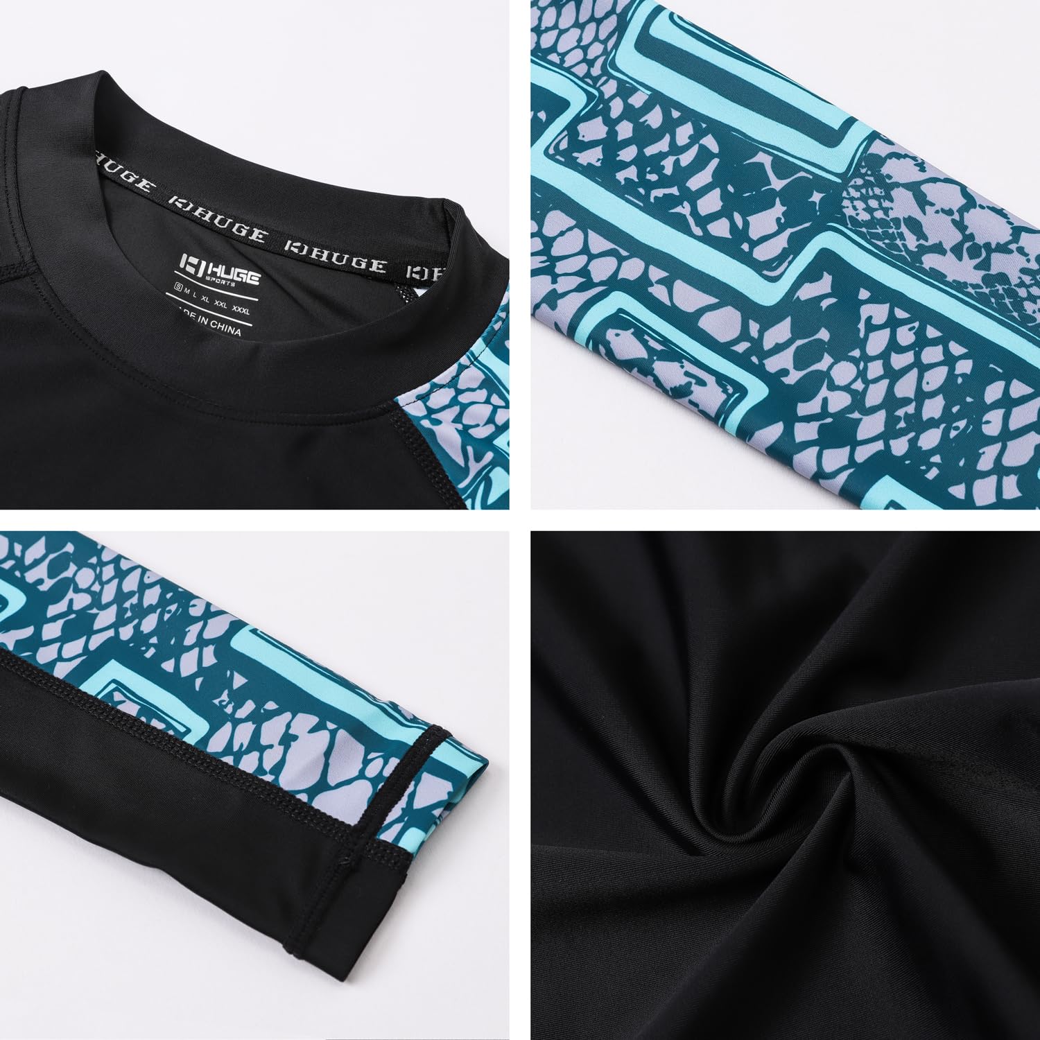 HUGE SPORTS Rash Guard - Protecci¨®n De para Surf para Hombre