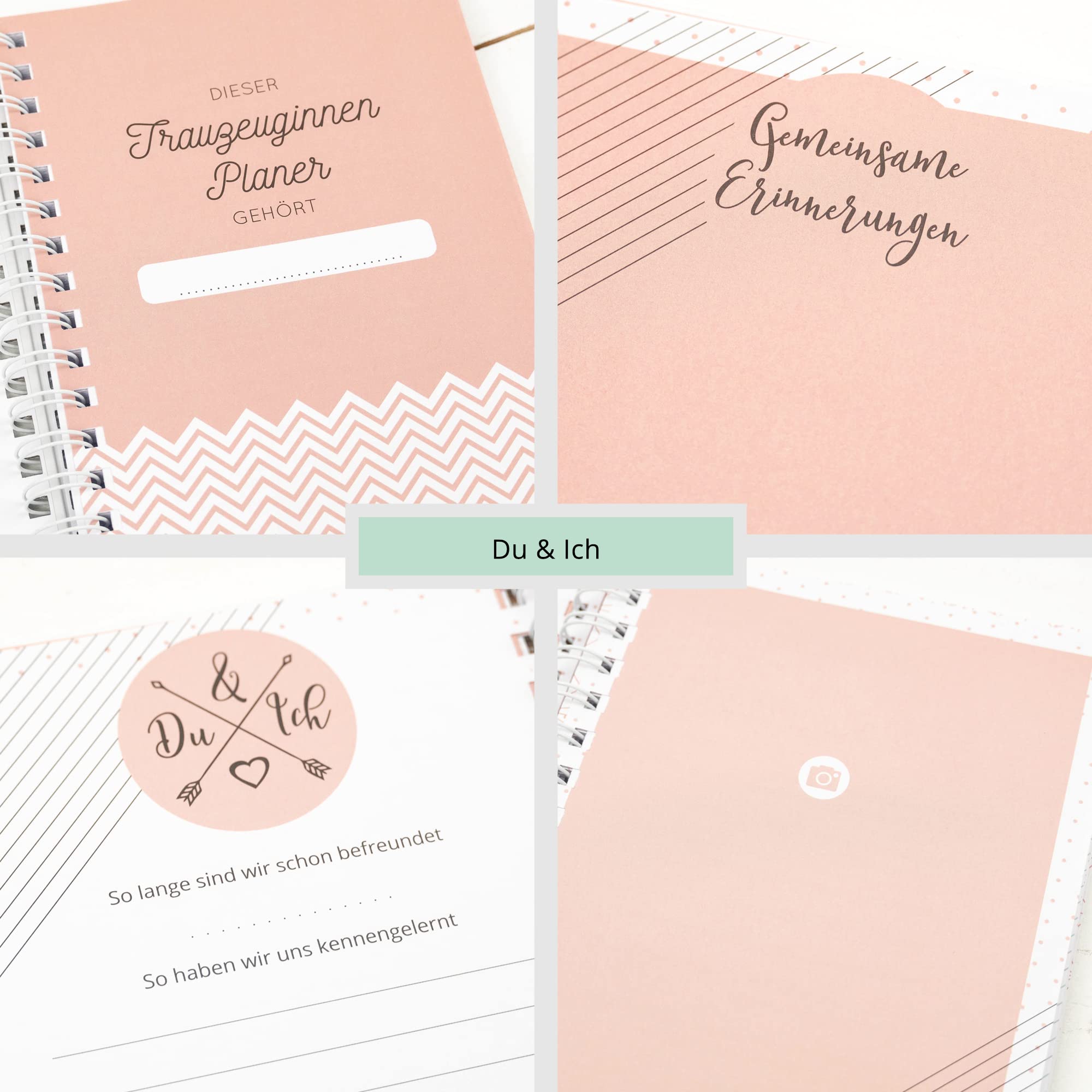 Trauzeugin Planer, Trauzeugin Geschenk, Der Planer für die Trauzeugin, Trauzeugin fragen - Willst du meine Trauzeugin sein, Hochzeit, Ringbuch