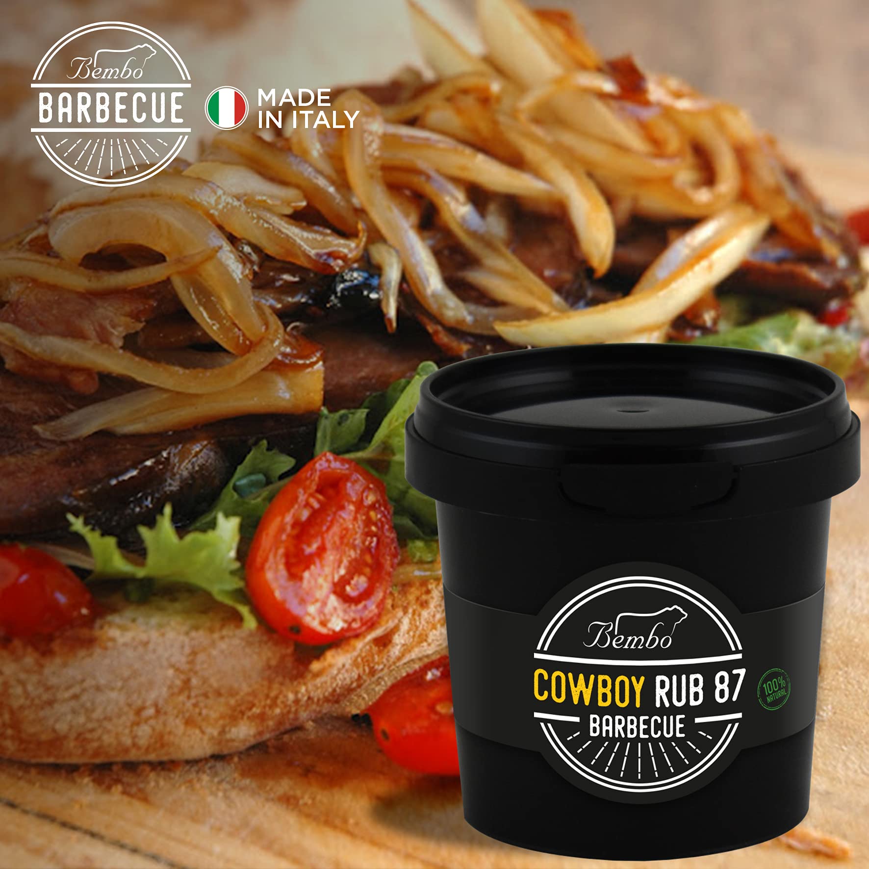 Bembo - BBQ Rub - Starter Pack - Miscele di Spezie per Barbecue - Confezione Regalo - Made in Italy