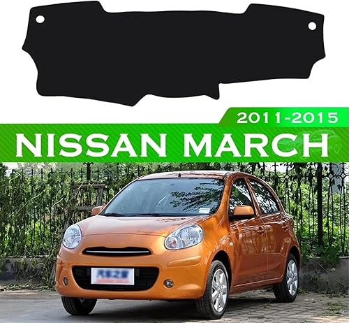 Miniatura 2 de MaJher Cubierta del tablero de instrumentos del coche, para Nissan Micra March K13 2011-2015 Accesorios