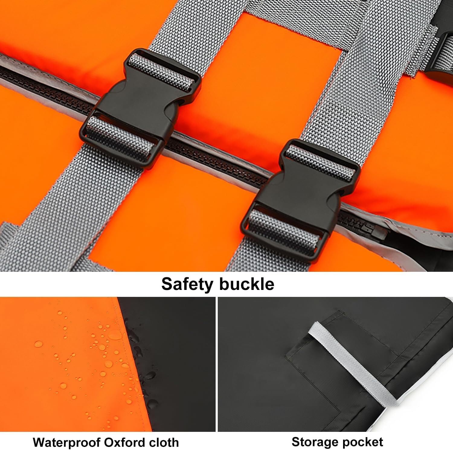 Unisex Hohe Auftriebskraft Tragbar Schwimnweste Verstellbare Taillengurte Oxford Gewebe für Kajak Bootfahren Surfen Wassersport Sicherheit