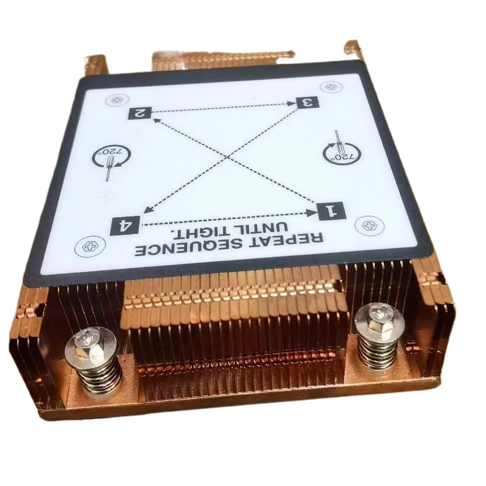 Kompatibel for IBM X3550 M5 CPU-Kühlkörper 00KC911 00FK456 Kühler aus reinem Kupfer