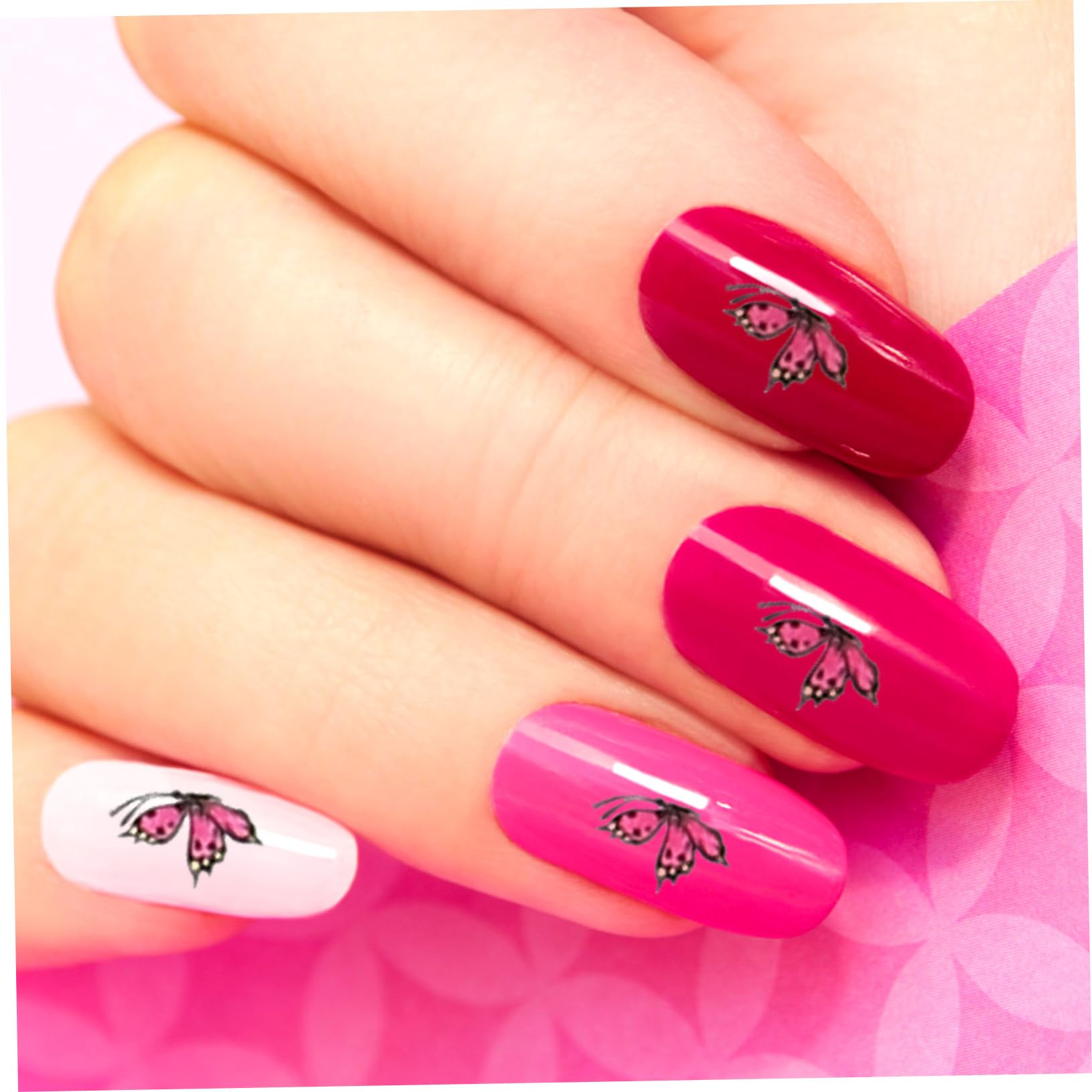 CALLARON 2 Set Adesivi per Unghie con Decorazioni Accessori Nail Art Facili Usare per Principianti e Manicure Casa