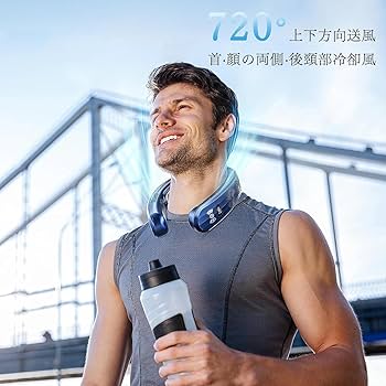 Amazon | YAYAMIYA 首掛け扇風機【2025 新登場冷却技術・夏日限定 特別