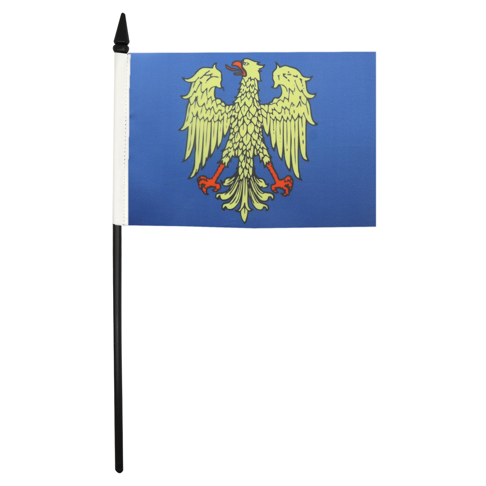 AZ FLAG Bandiera Da Tavolo Friuli-Venezia Giulia 21x14 cm - Piccola Bandierina Friulana - Regione Italia