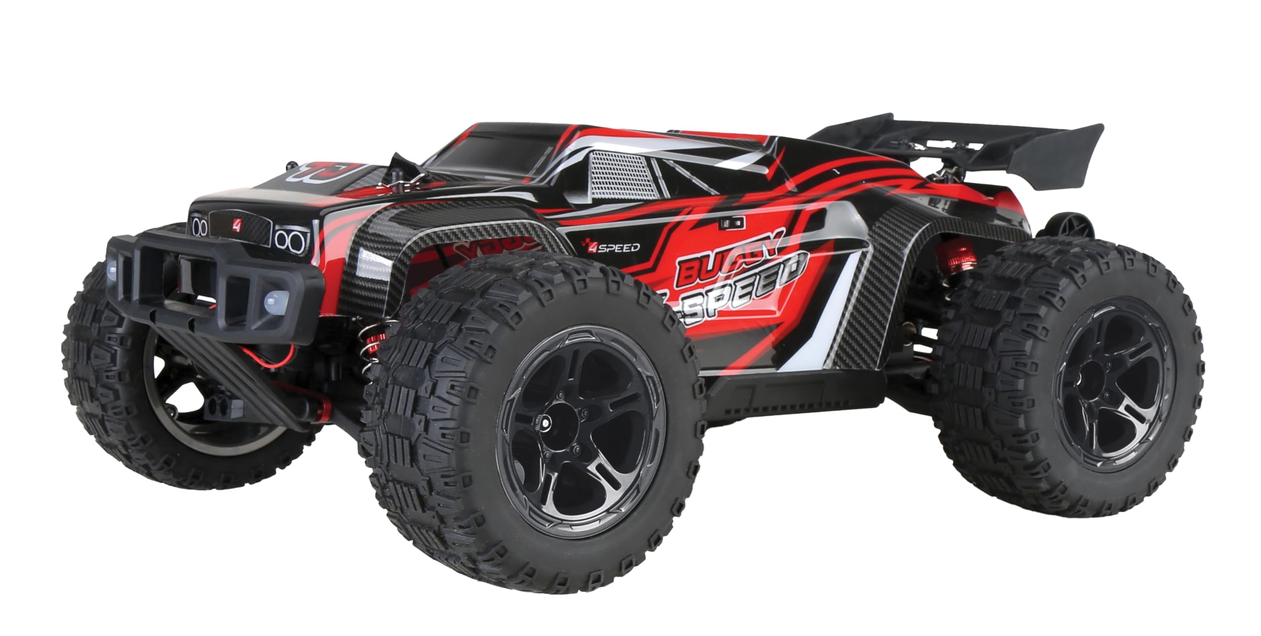 4Speed – Buggy X-Speed 1:10 – Buggy Radiocomandato fino a 45 km/h – 4 Sospensioni – 2,4 GHz – Scala 1:10 – Batteria Inclusa – Giocattolo RC Bambini/Adolescenti da 14 Anni