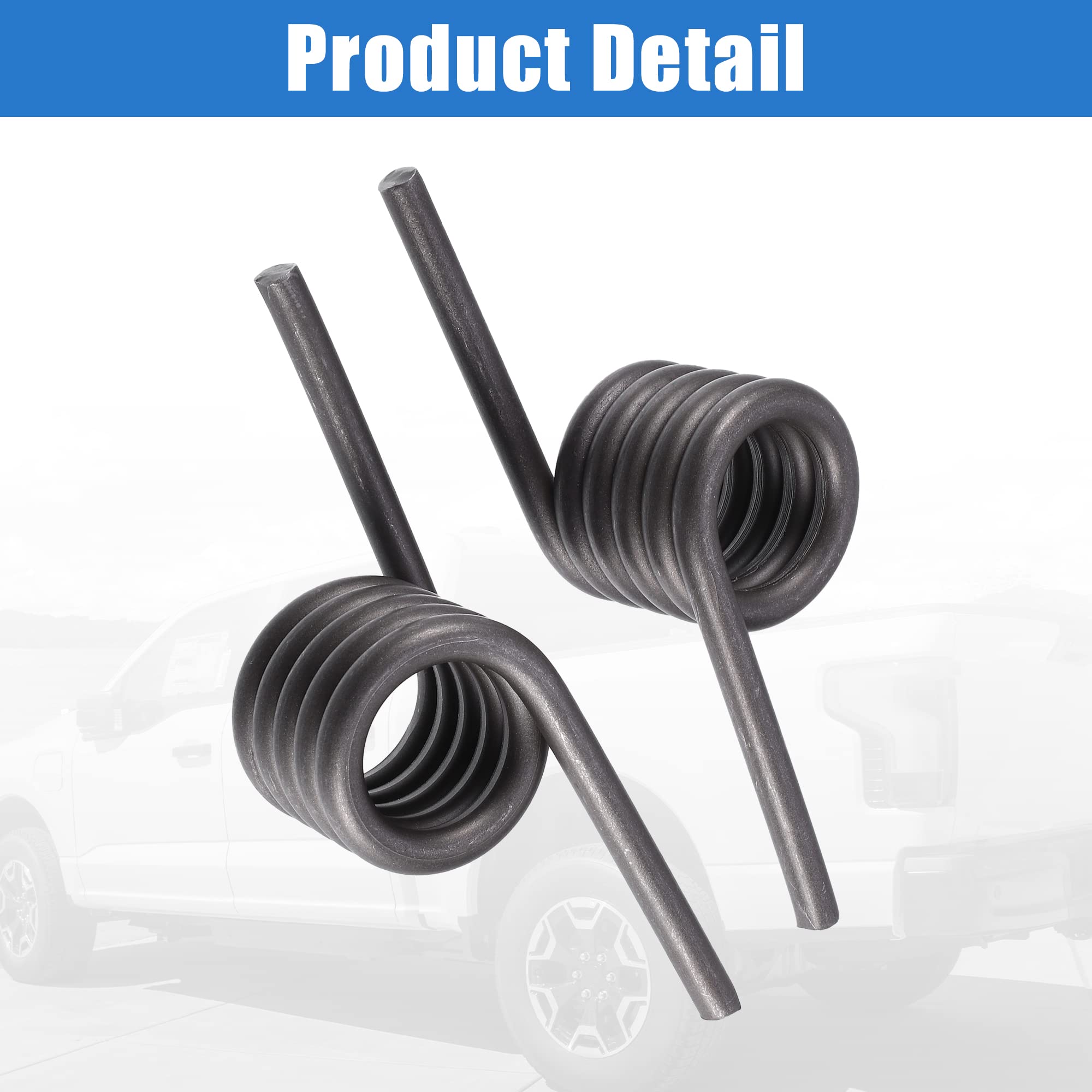 X AUTOHAUX 1 paire de ressorts hélicoïdaux de rampe de remorque pour voiture, ressorts de remorque de remplacement pour côté gauche et droit