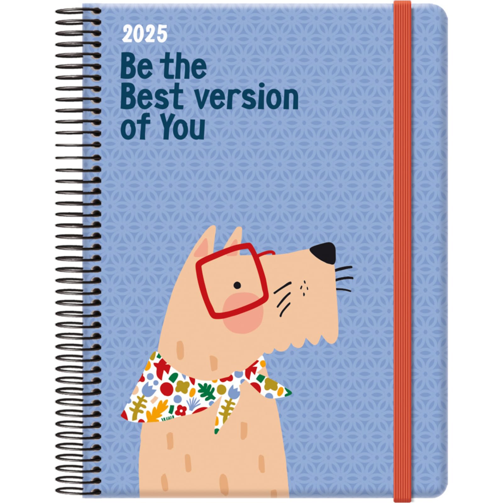 Dohe, Diary 2025, Day Page, A5 (15 x 21 cm), 12 Months January to December, Hard Cover and Rubber, Planner in Spanish