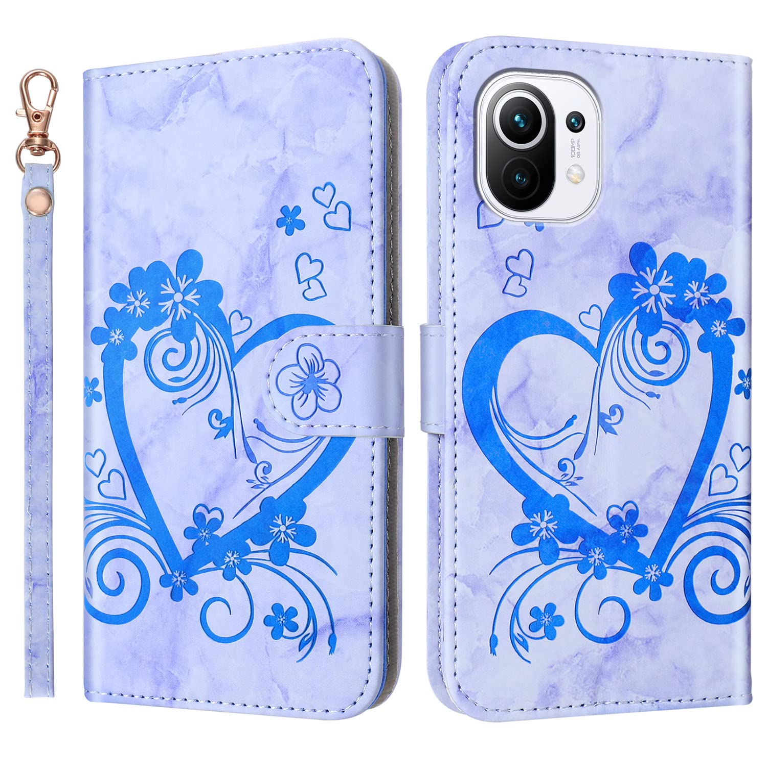 Coque Portefeuille Pour Xiaomi Mi 11 Lite - Avec Compartiments Cartes, Aimant, Neuf Sous Emballage