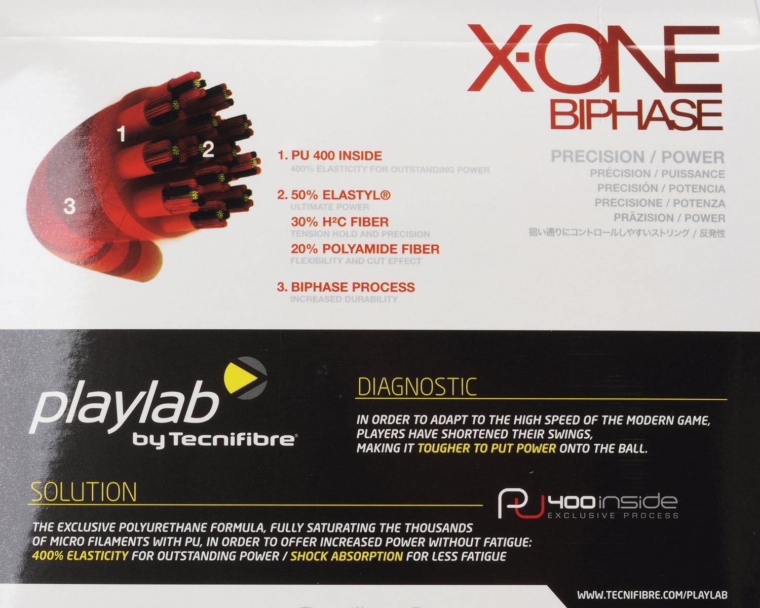 Tecnifibre X-ONE BIPHASE Squash Set 12m-RO