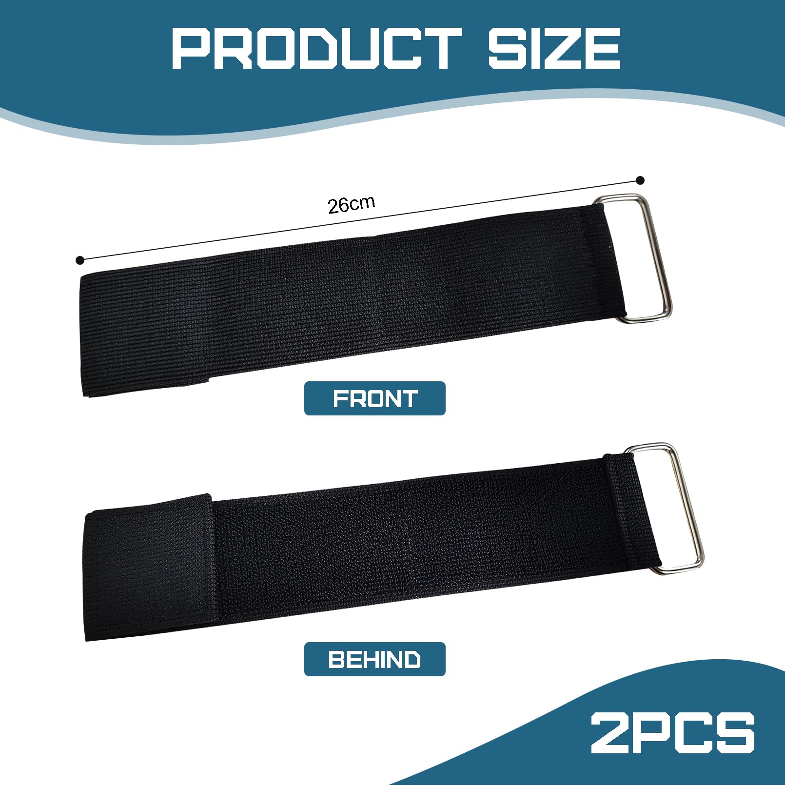 2 Pezzi Cinghie per Pedali per Macchine Ellittiche,Pedali Cyclette Fettuccia Magic Stickercable Ties,Fissaggio Adesivo Magico per Il Fitness,L'esercizio Domestico,Gli Accessori per Le Attrezzature