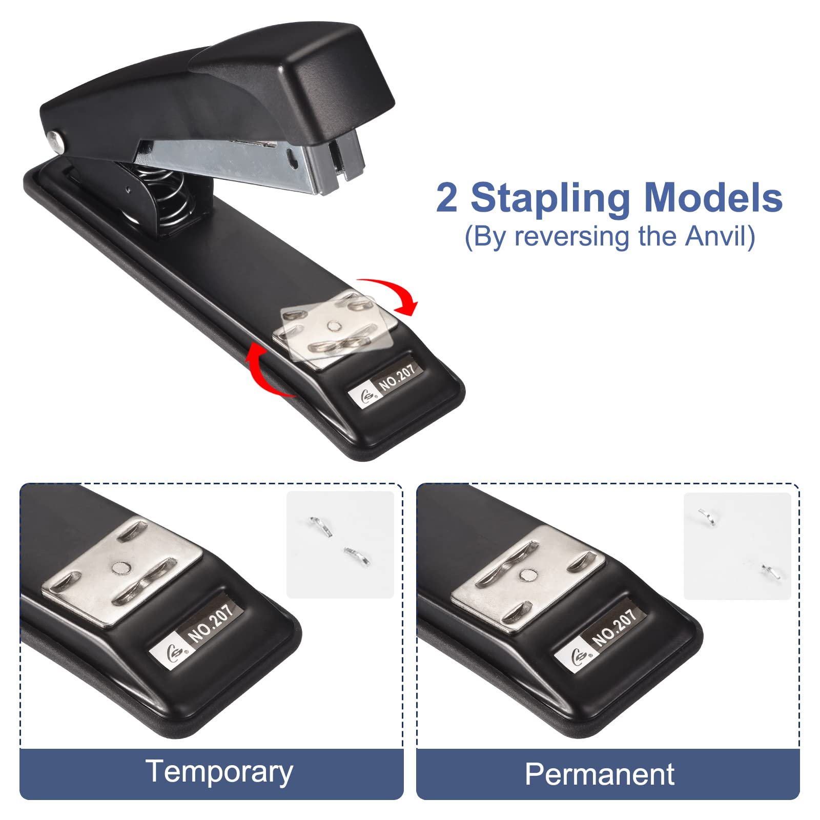 PATIKIL 10 Pieces Desktop Staplers with 6000 Staples - Image 4