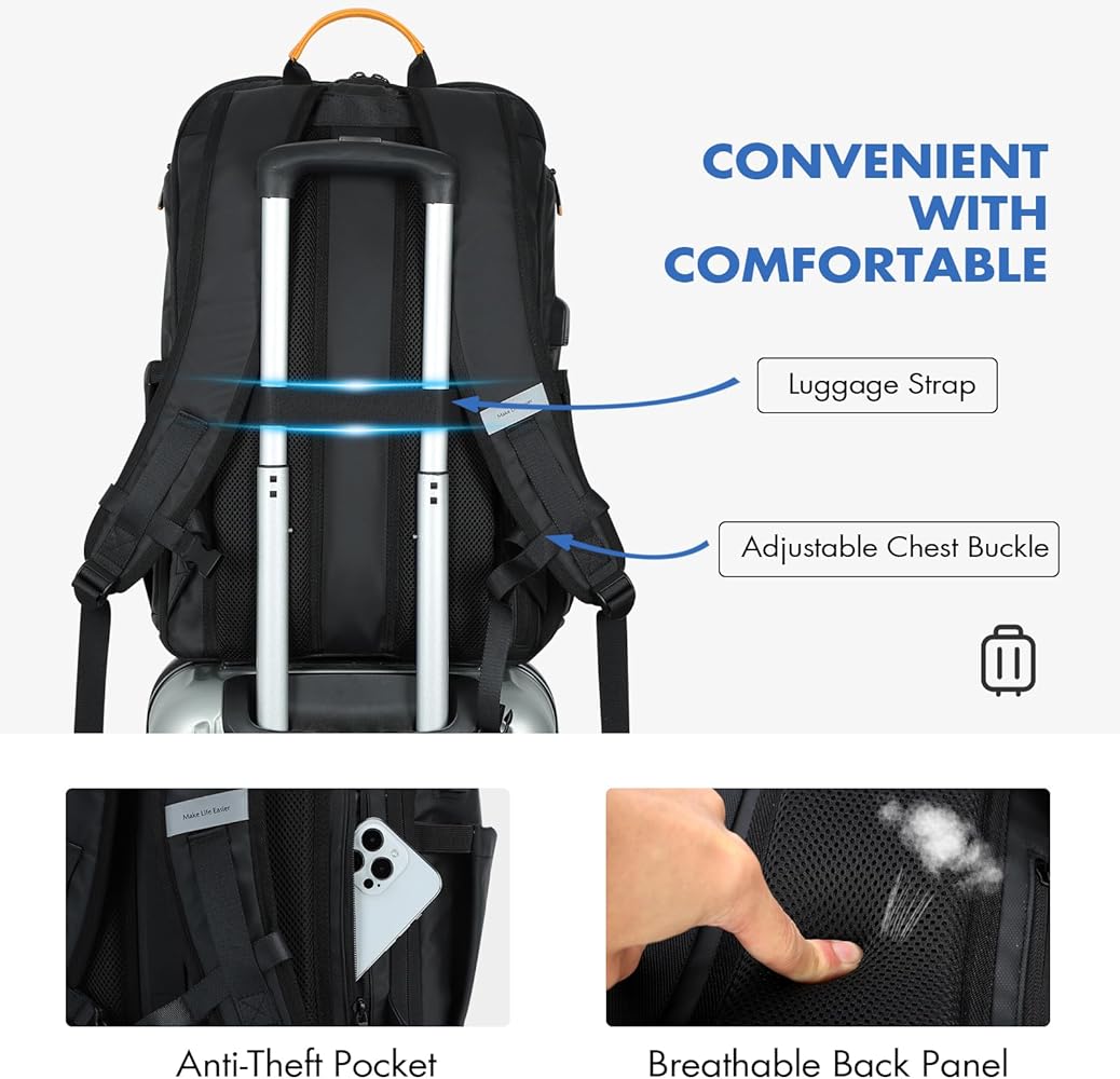 Ponhog ビジネスリュック メンズ ブラック 30L 大容量 Amazon.co.jp: Ponhog ビジネスリュック メンズ, ブラック, 2XL