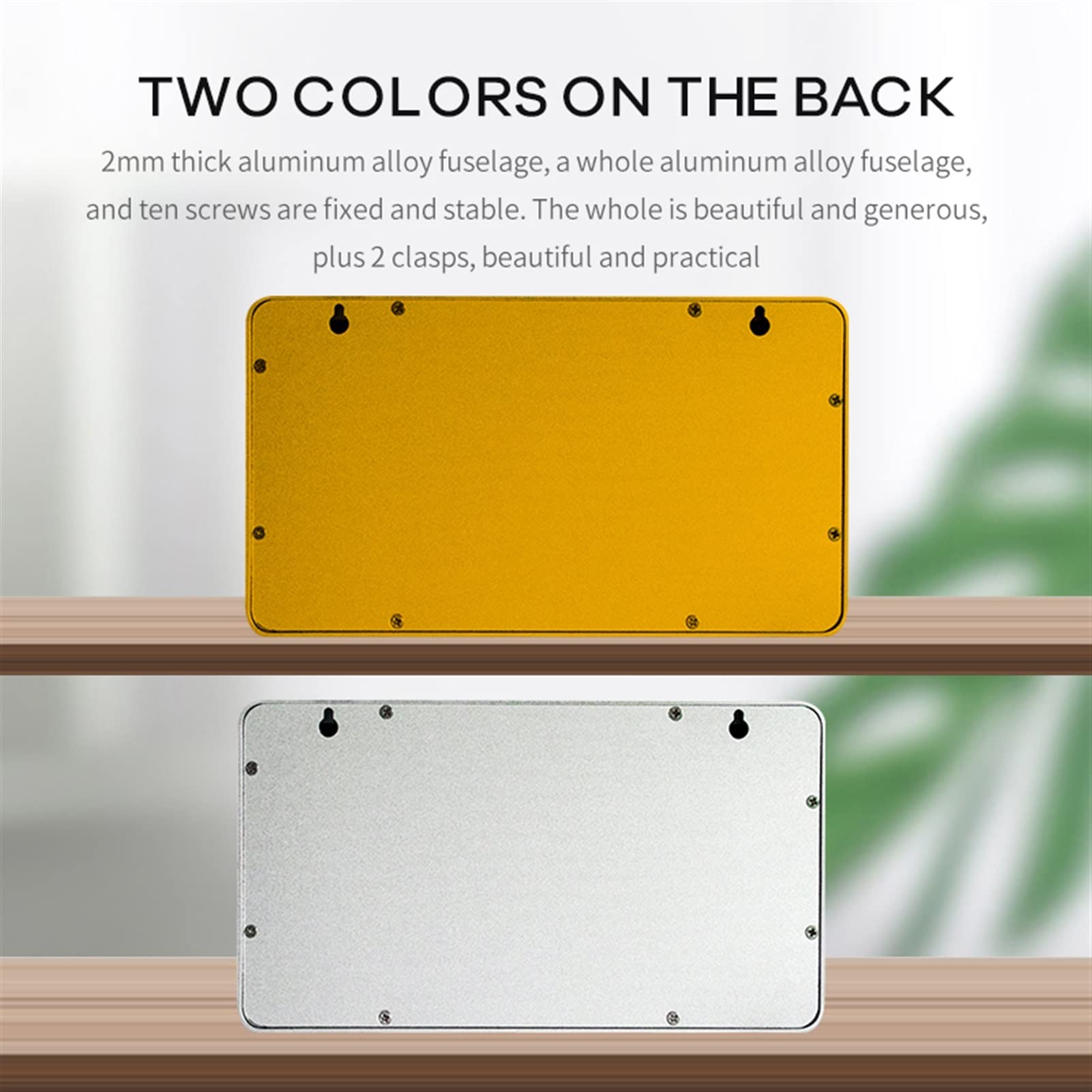 Termometro con Piscina con PORTATO Display e termometro sonda Impermeabile for Il misuratore di Temperatura Esterna del Serbatoio del Pesce dell'Acqua per Giardini (Color : LX923B)