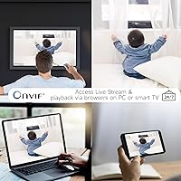 Vista 8 de 4PCs Indoor Security Camera Wireless, 4MP HD WiFi Home Security Camera with Magnetic Mount, Window Camera for Indoor Use, AI Motion Detection, 24/7