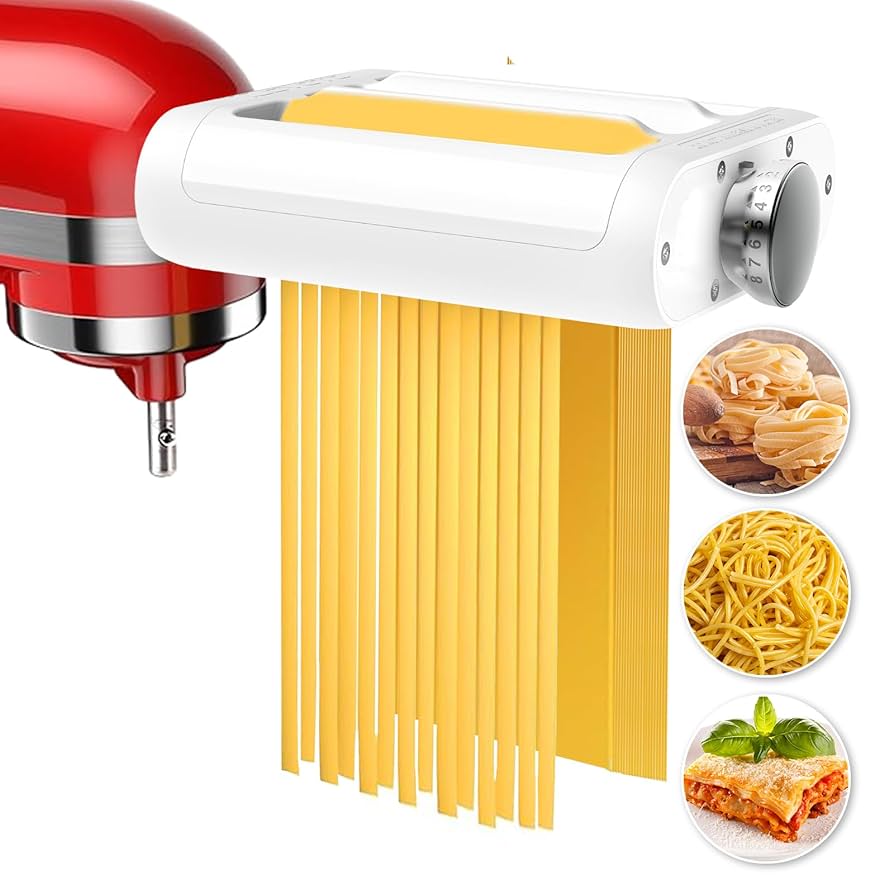 引越し処分価格 KitchenAid 3ピース パスタローラー Amazon.com: Pasta Maker 3-in-1 Attachment for KitchenAid