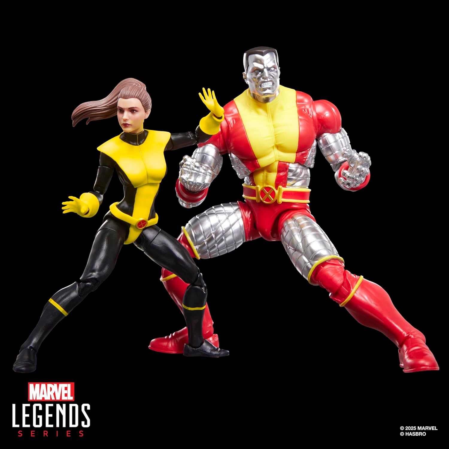 X-Men Marvel Legends Series Kitty Pryde & Marvel’s Colossus Two-Pack, 2 Astonishing Comics-Inspired Collectible 6-Inch Scale Action Figures