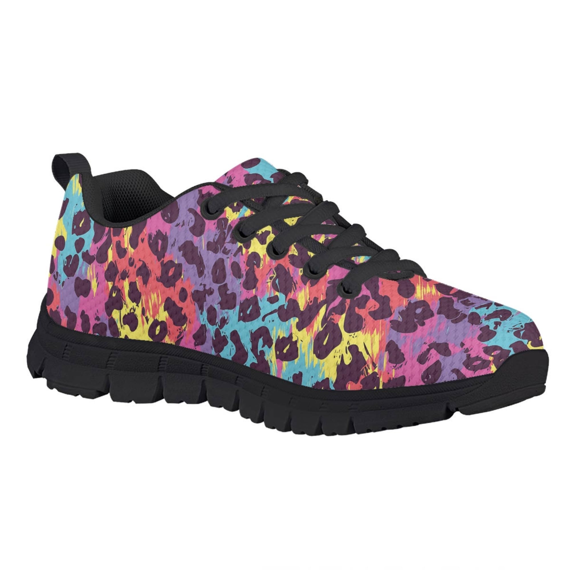 Dellukee Boys Girls Running Shoes Fashion Sneakers Kids Breathable Lightweight Non Slip Athletic Tennis Walking Shoes
