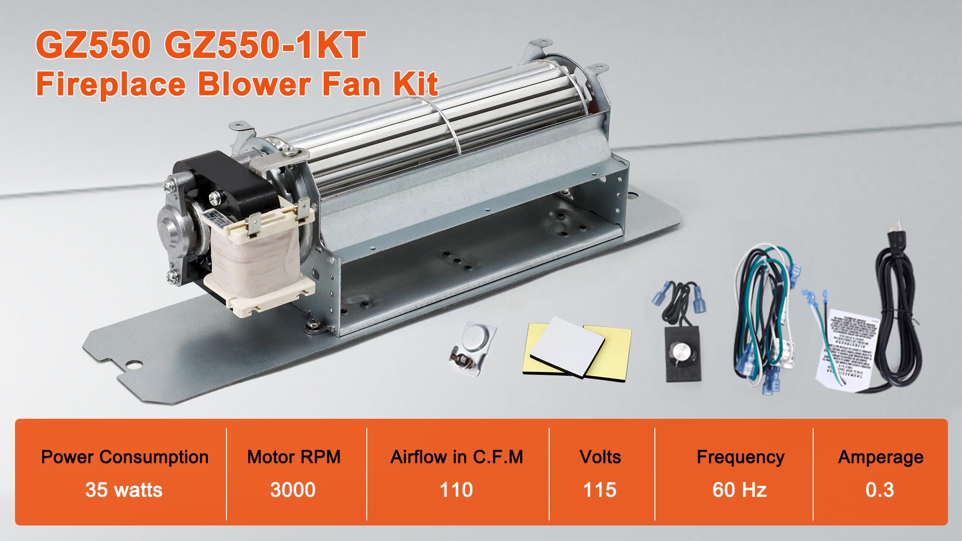 Amazon.com: Replacement Fireplace Blower Fan Kit for Continental