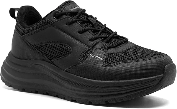 Men's Orthopedic Trail Running Shoes: Comfortable Casual Arch Support Plantar Fasciitis Orthotic Trekking Hiking Shoes, Flat Feet Tennis Sport Athletic Fashion Sneakers for Foot and Heel Pain Relief