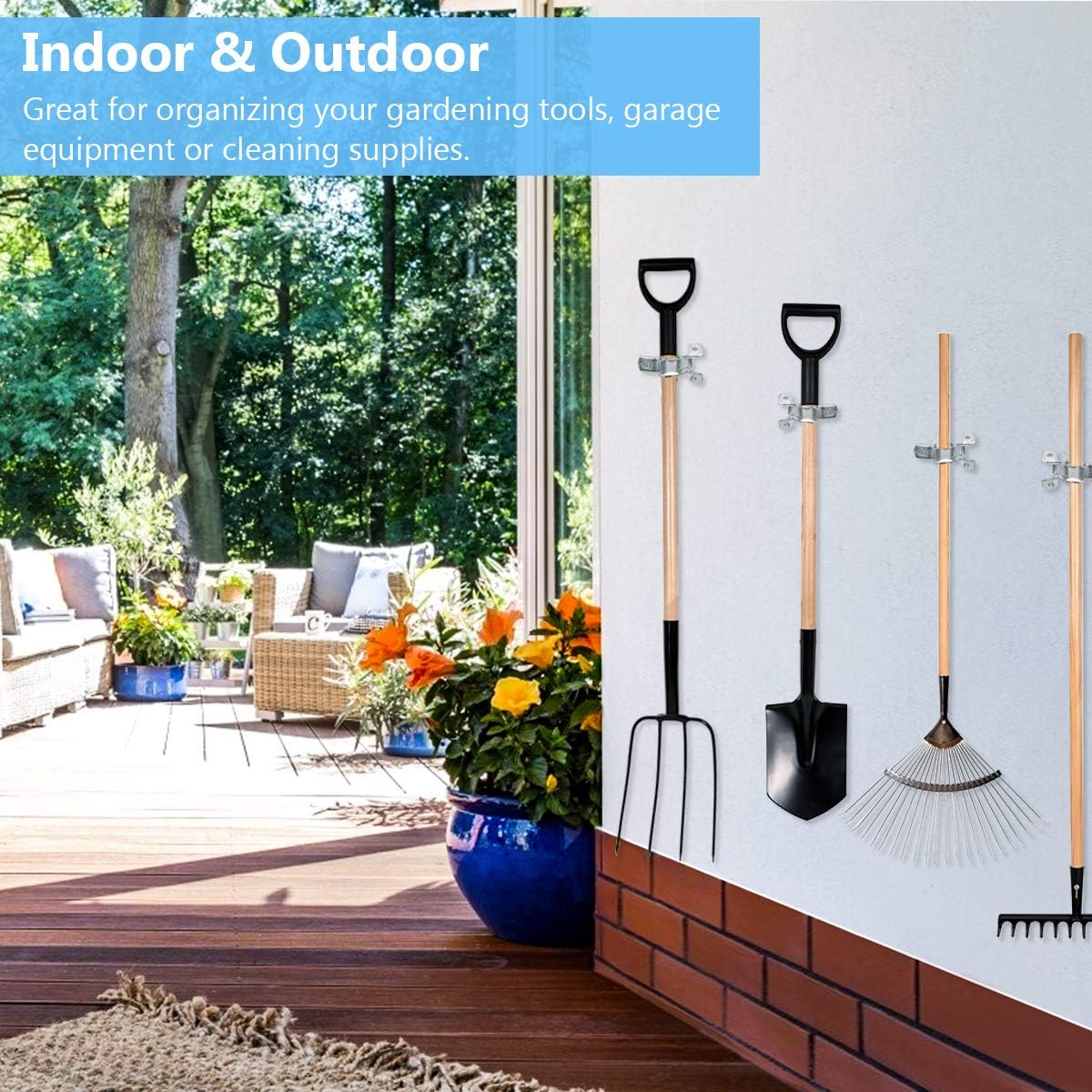 Review Discount 10 Pack Spring Grip Clamps, Metal Wall Mounted Tool Clips Garage Closet Wall Organizer Holder for Rakes, Shovel, Brooms, Mop Holder Black Friday - 70% OFF 10 Pack Spring Grip Clamps, Metal Wall Mounted Tool Clips Garage Closet Wall Organizer Holder for Rakes, Shovel, Brooms, Mop Holder