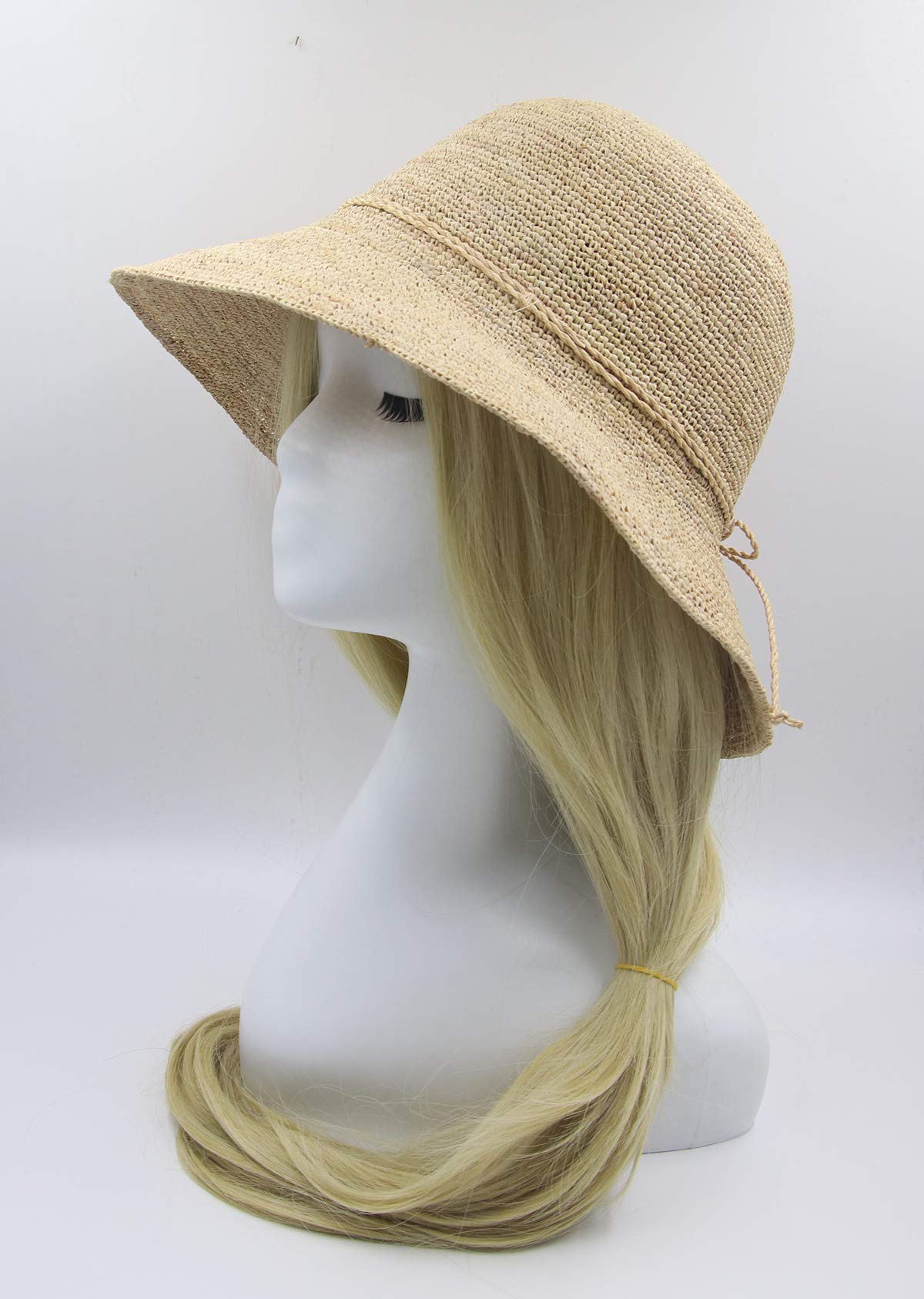 Women's Bucket Hats Fashion Womens Summer Beach Sun Straw Hat