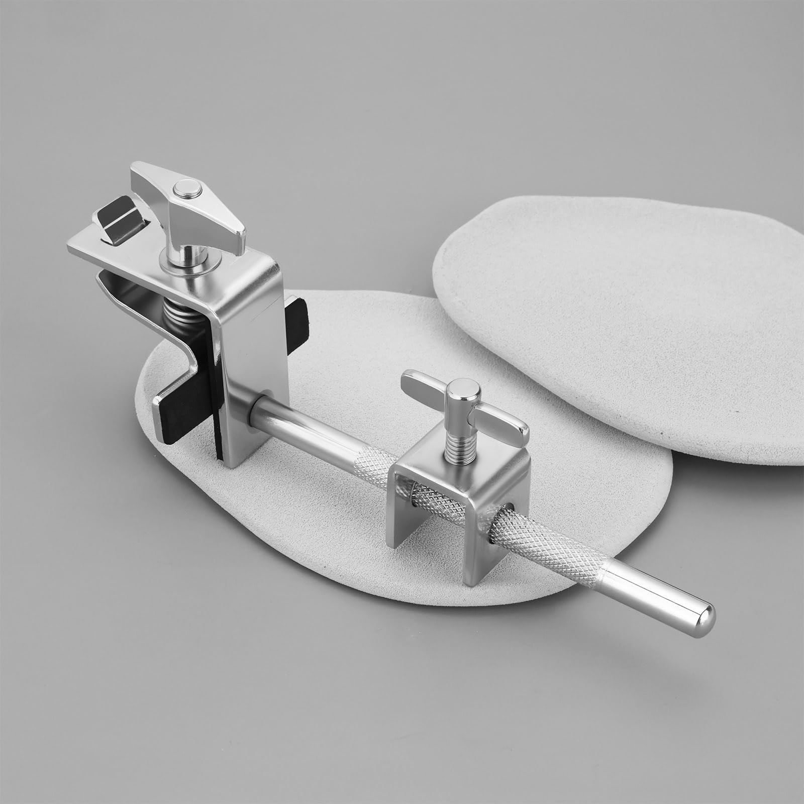 Cowbell Halter Klemme Bass Drum Hoop Halterung 185 x 130 x 9 mm für Bassdrum Hoop Installation