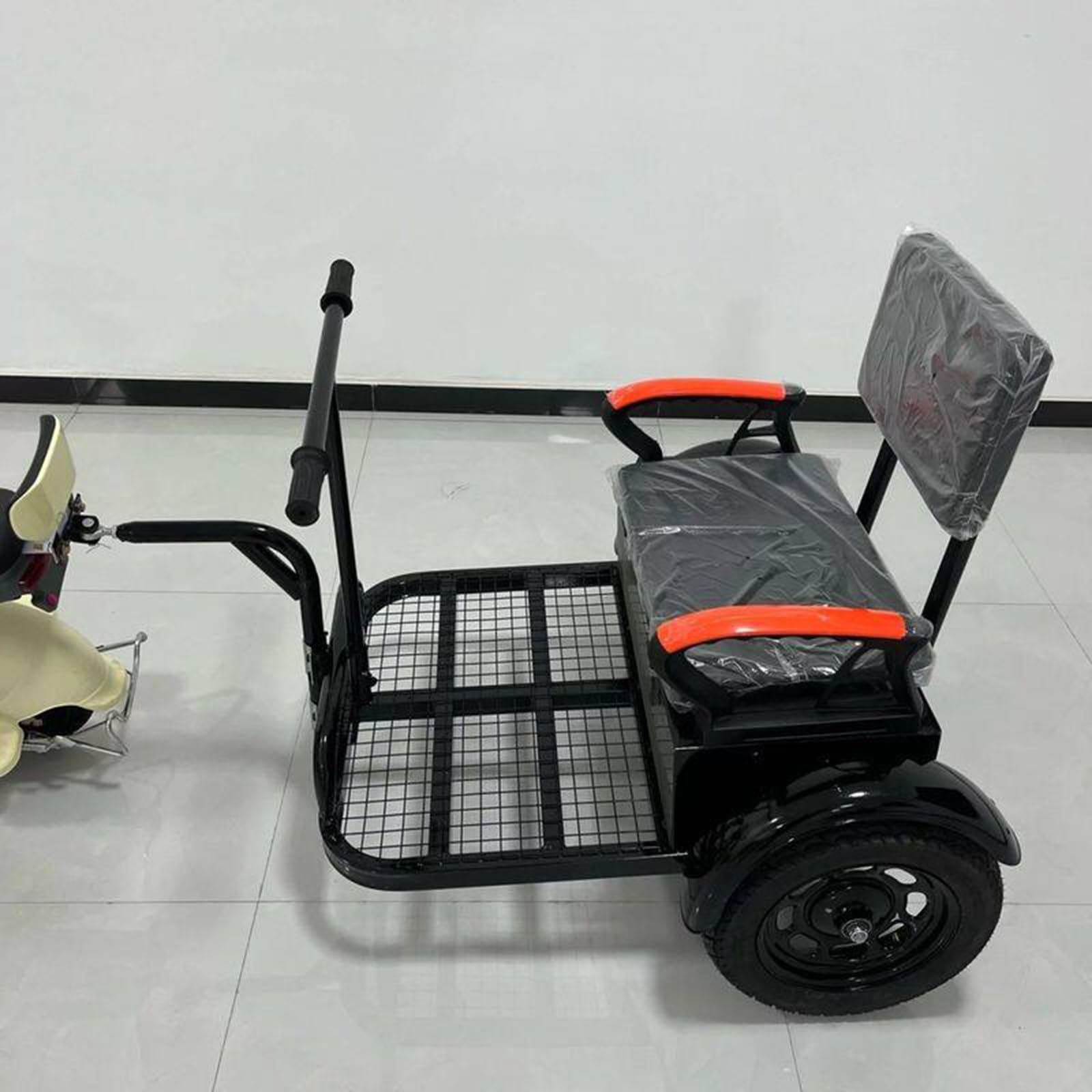 Remorque Cargo pour Vélo, Capacité 88 lbs, Attelage Universel | Châssis Acier, Bâche Oxford, Pneus Air, Roues Rapides, Pliable