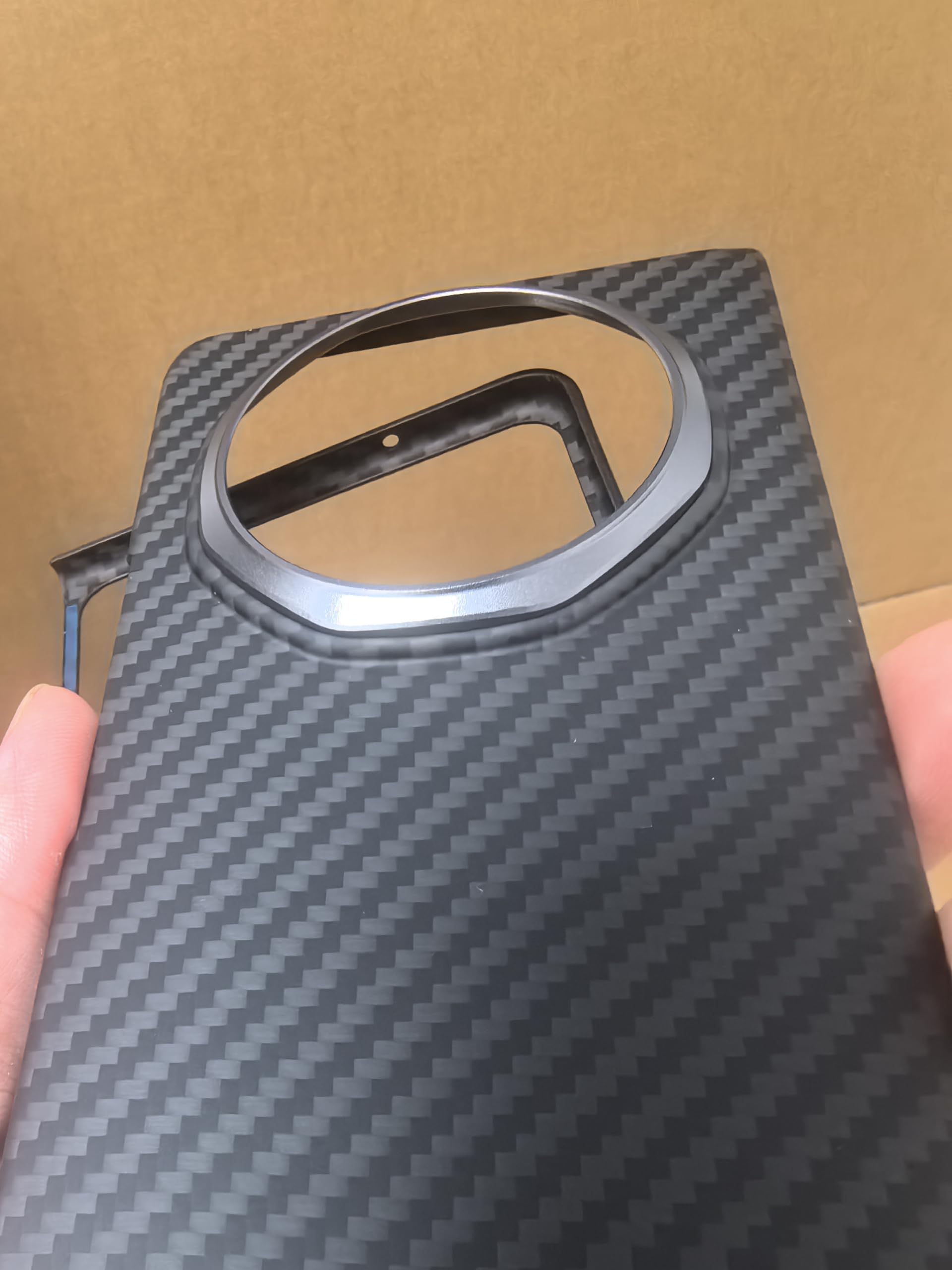 Funda ultrafina de fibra de aramida para Honor Magic V6 con anillo de metal