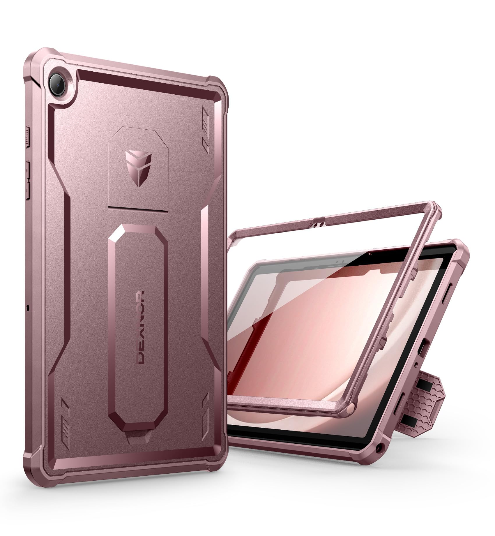 Dexnor Case for Samsung Galaxy Tab A9 Plus 2023, [Built-in Screen Protector & Kickstand] Heavy Duty Shockproof Full Body Protective Tablet Cover for