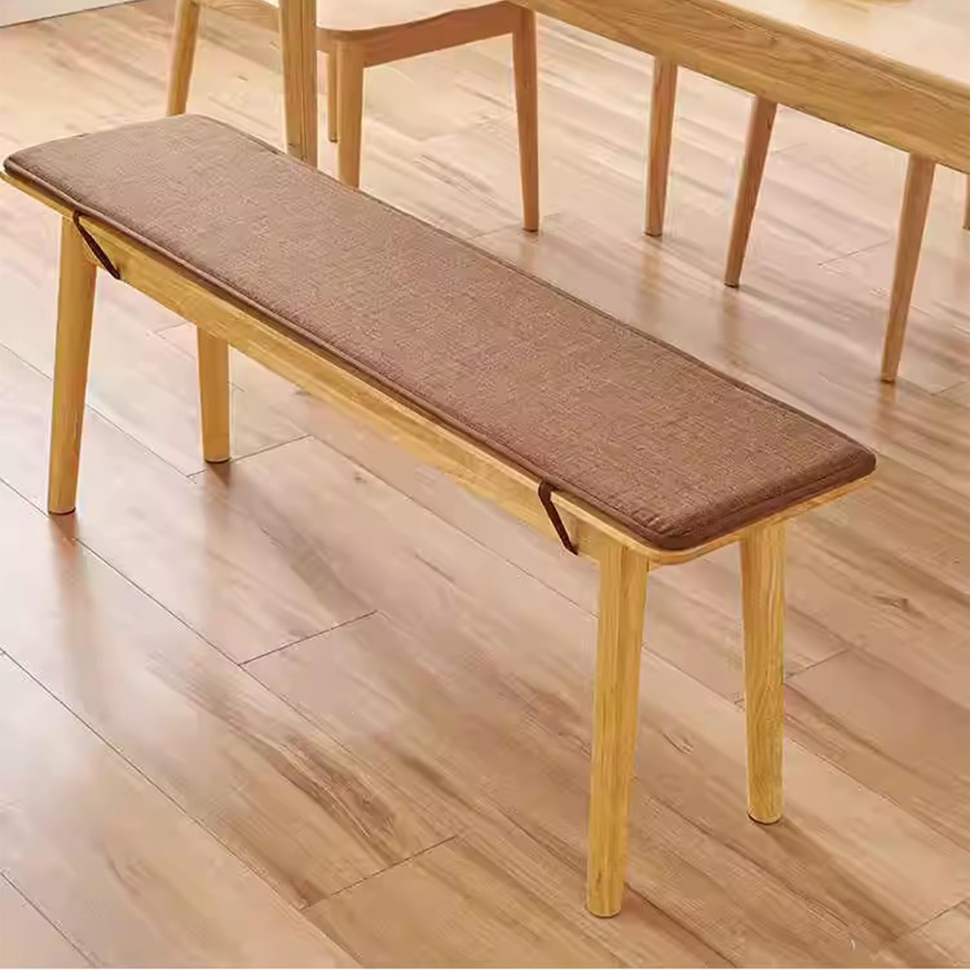 Indoor Sitz, rutschfest, waschbar, für Küche, Esszimmer, divano, Fensterbank, Sitzpolster, 110x40x1,5 cm, Grau, perfekt für Café & Terrasse.