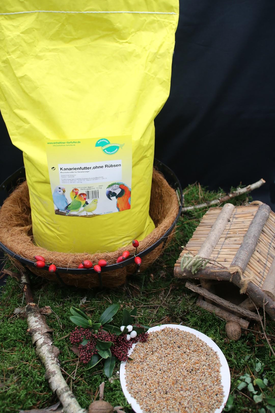 Kanarienfutter ohne Rübsen 10 kg Anhaltiner Premiumfutter