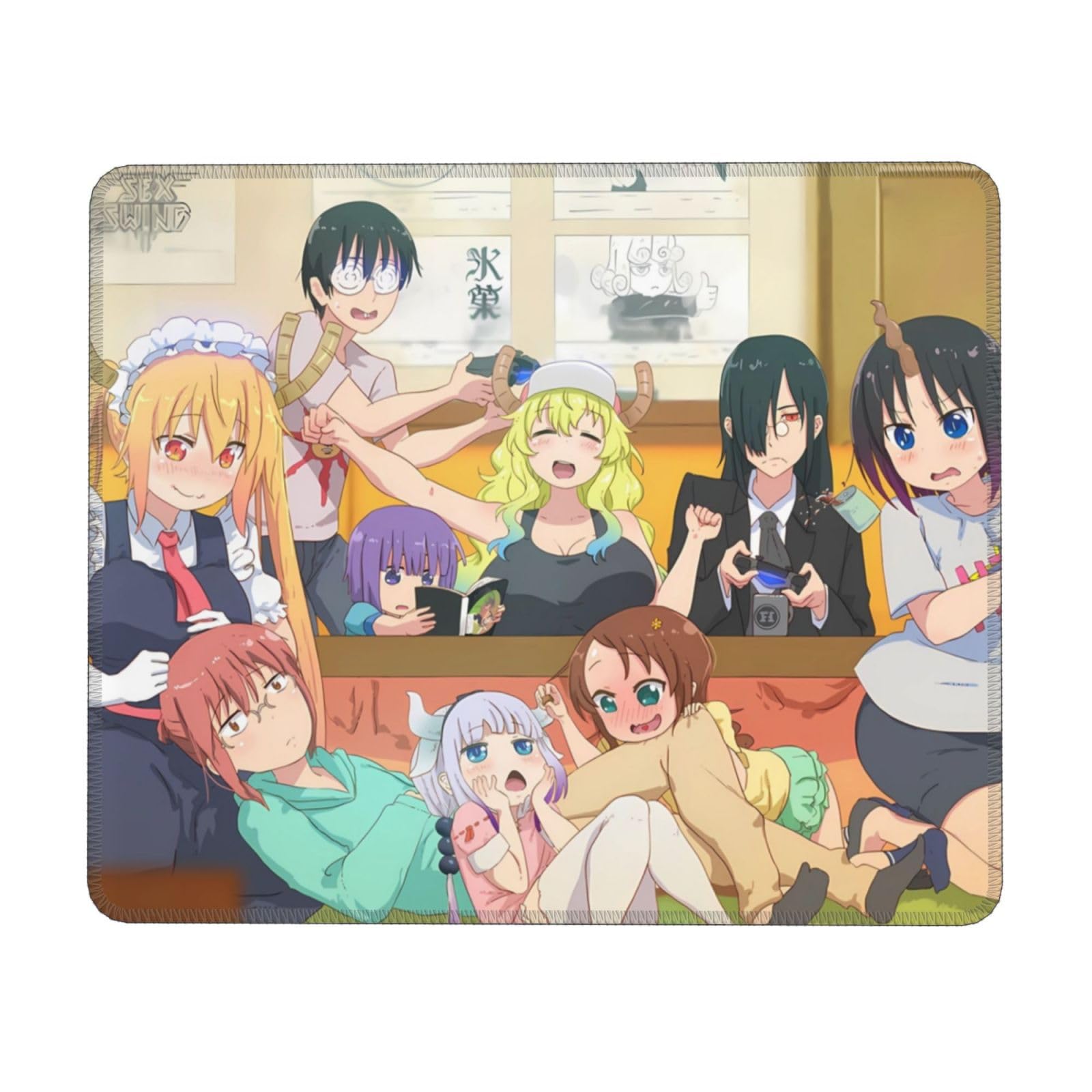 Amazon.co.jp: 小林さんちのメイドラゴン ゲーミングマウスパッド 防水